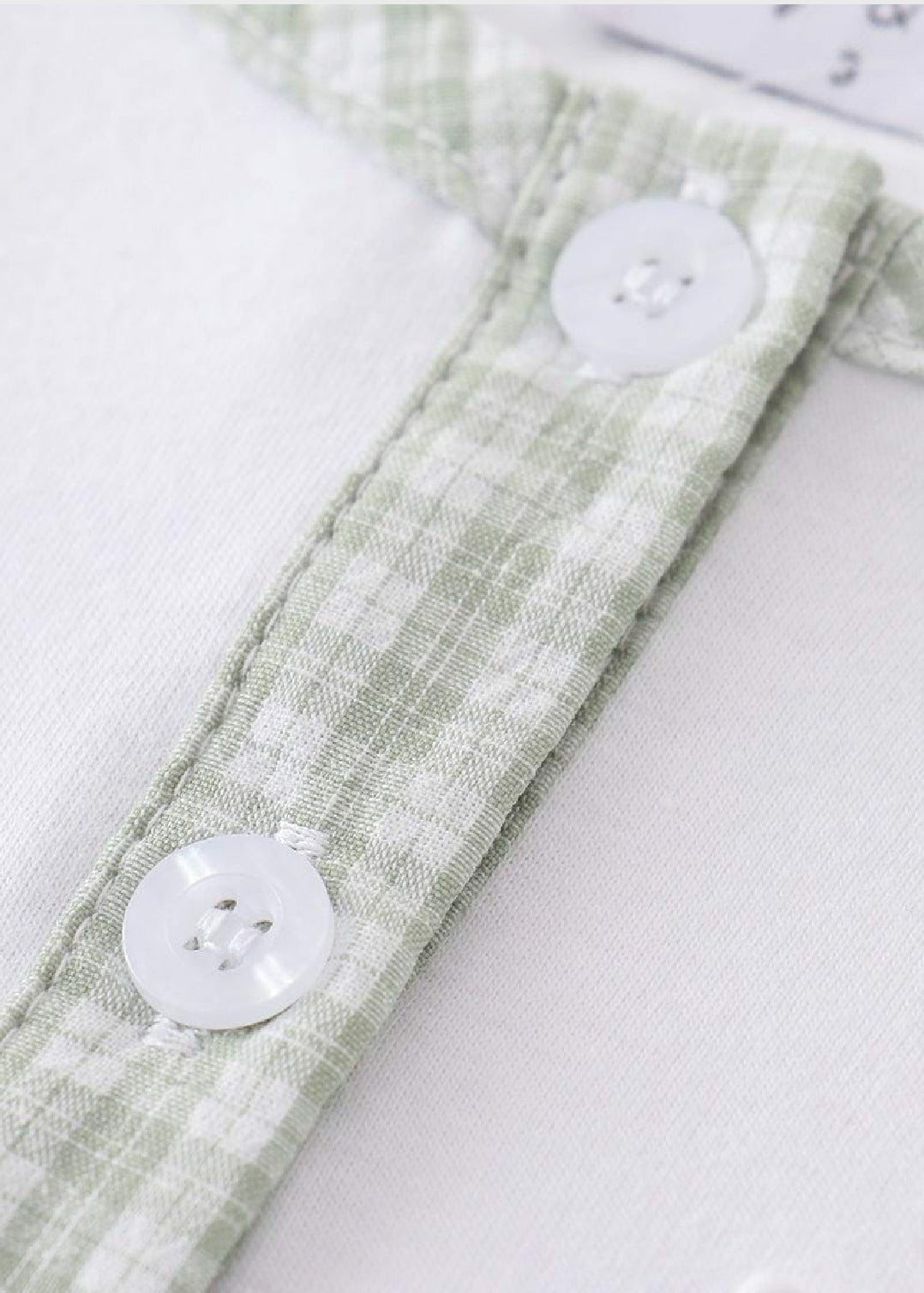 Boy's Boutique Premium White Green Easter Bunny Embroidered Two Piece Short Set Outfit Matching Sibling