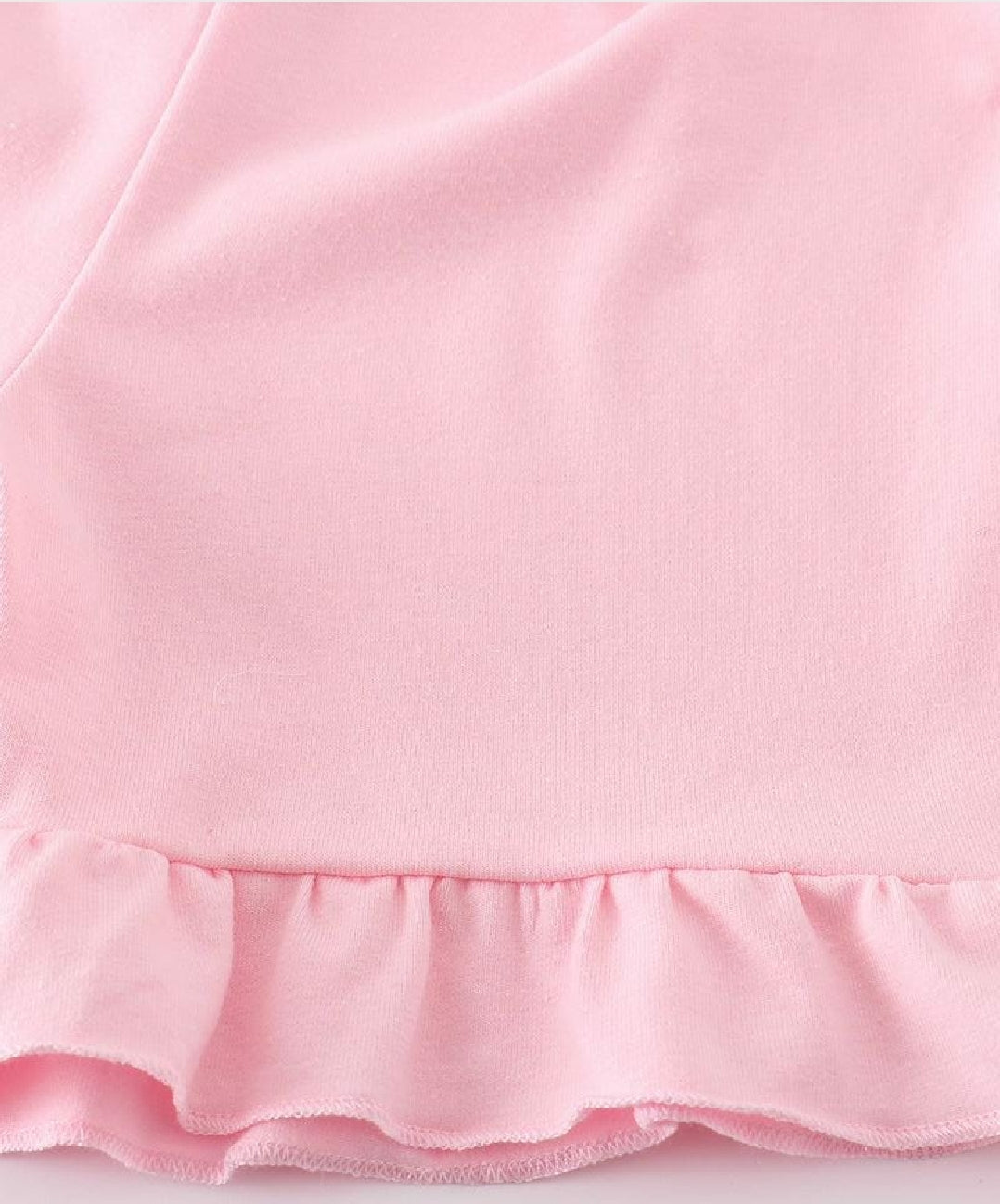 Girl's Boutique Pink Easter Cross Seersucker Lace Girl Embroidered Embroidery Two Piece Set Outfit Matching Sibling