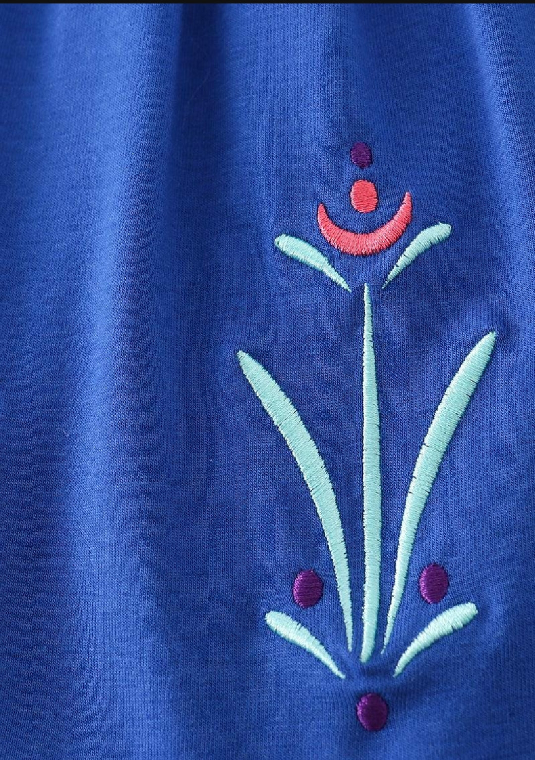 Girl's Boutique Green Navy Blue Aqua Floral Flower Dress Sibling Matching