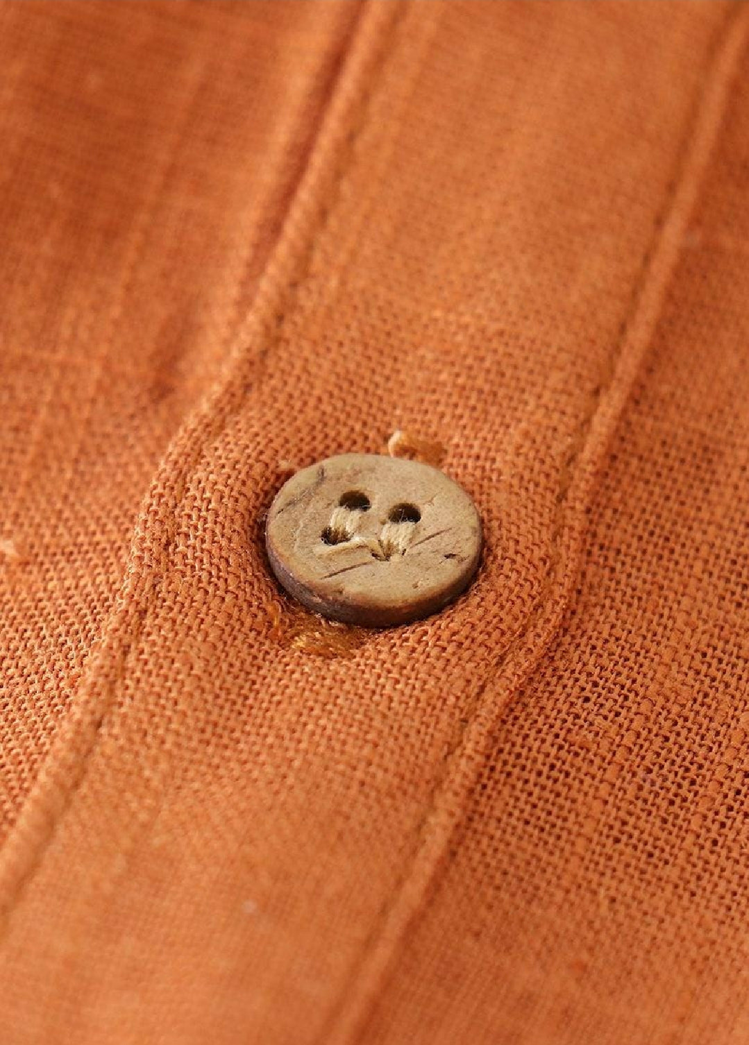 Boy's Boutique Rust Brown Woven Button Dress Shirt Matching Sibling