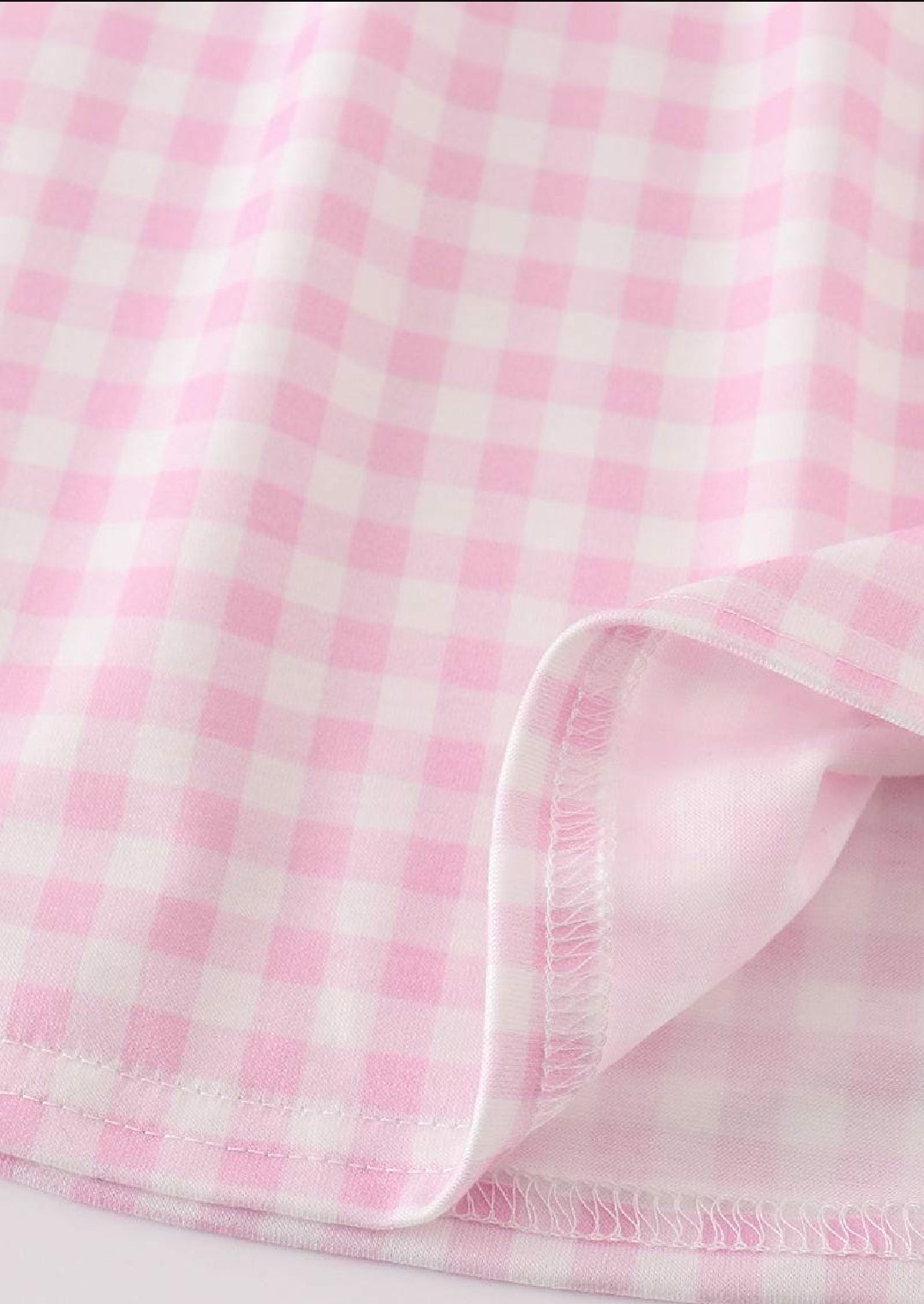 Girl's Boutique Easter Pink Bunny French Knot Dress Sibling Matching Embroidered Embroidery