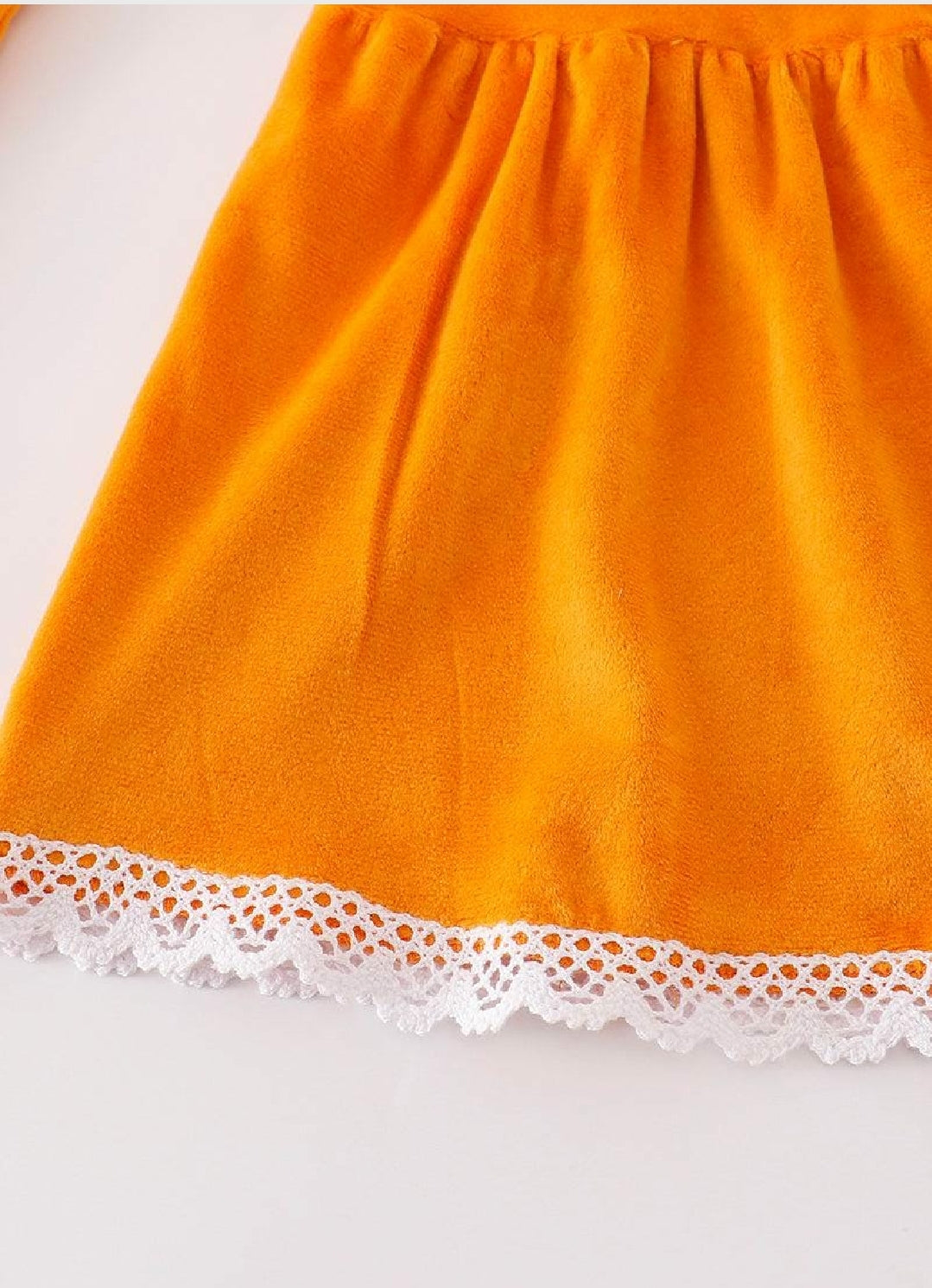 Girl's Boutique Honey Bee Velvet Sunflowes Lace Embroidered Embroidery Two Piece Flare Pants Set Outfit Matching Sibling