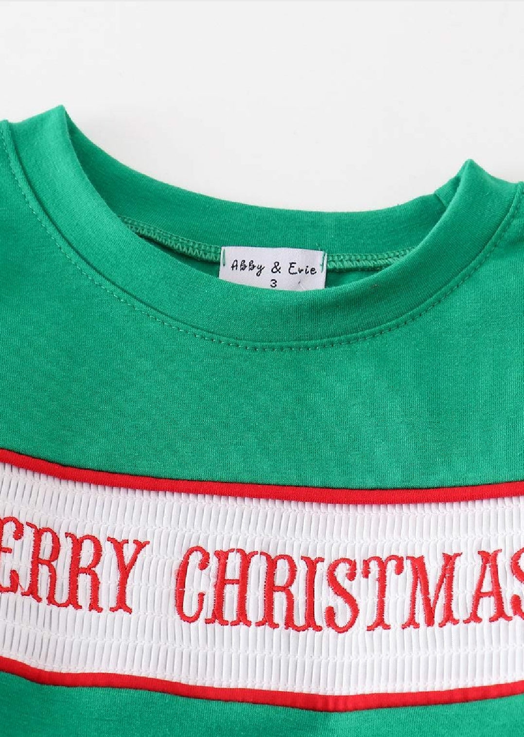 Boy's Boutique Christmas Green And Red Plaid Embroidery Embroidered Two Piece Pant Set Outfit Matching Sibling