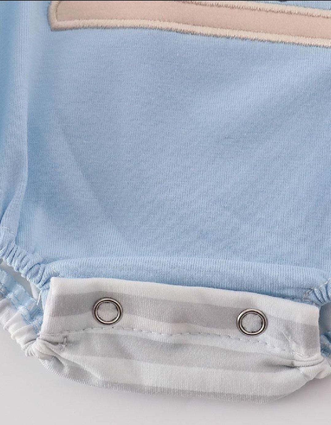 Boy's Boutique Blue Carousel Applique Boy Bubble Romper Sibling Matching Summer