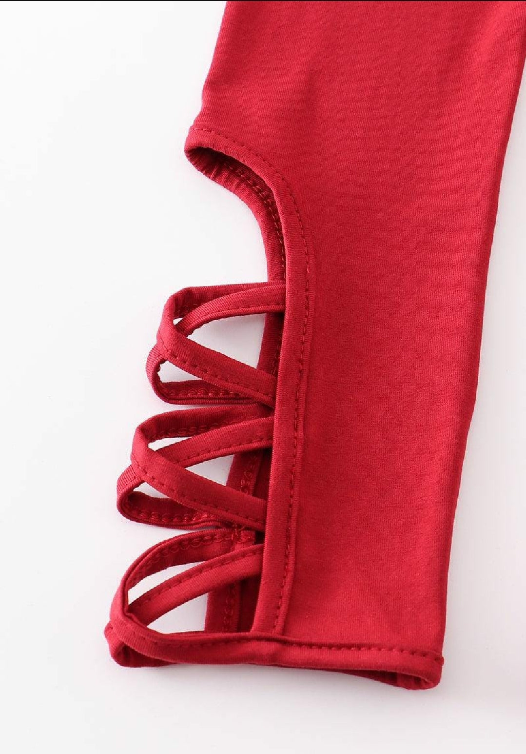 Girl's Boutique Ruby Hollow Out Leggings Dance Sports