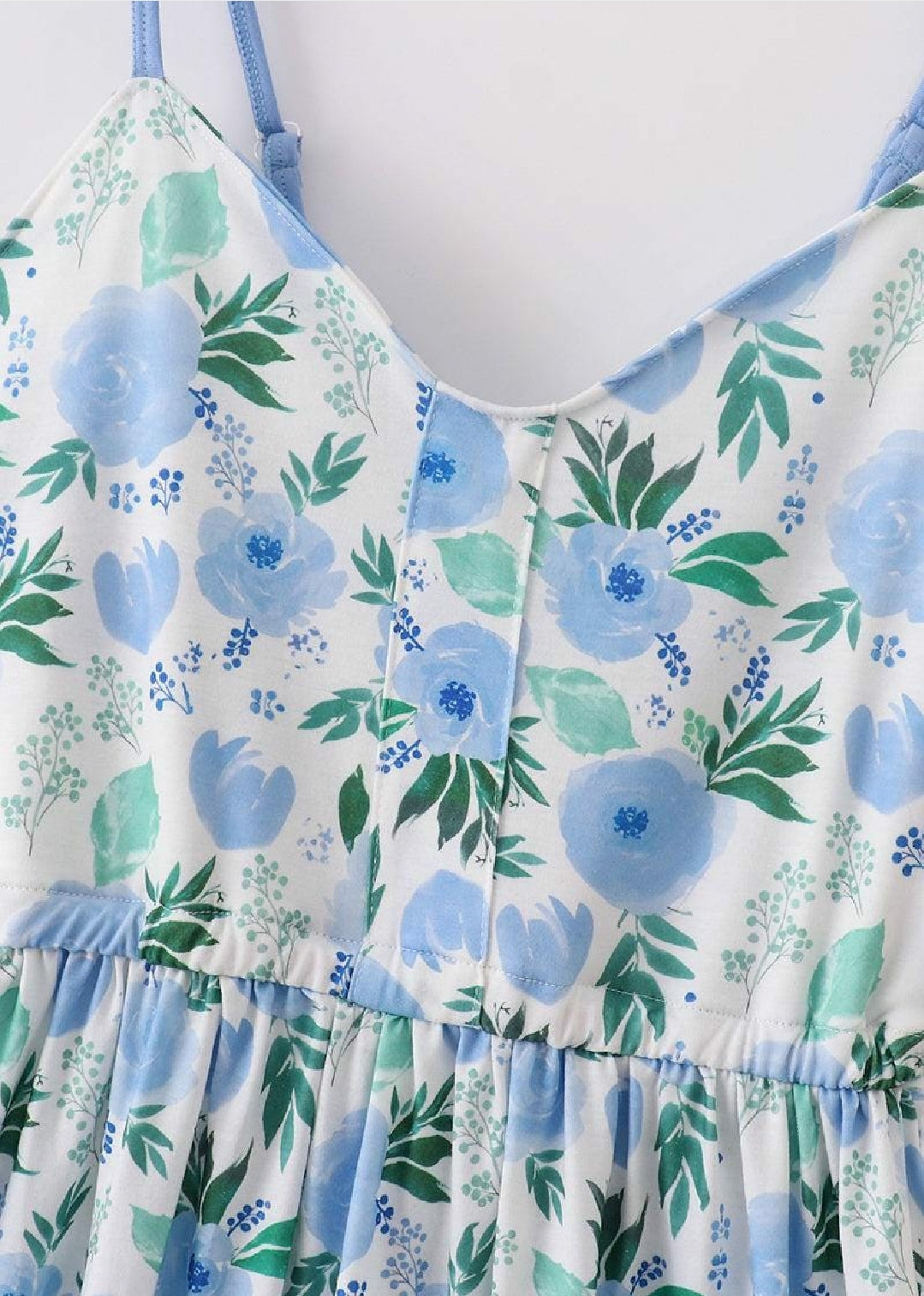 Women's Boutique Cotton Tranquil Garden Floral Dress Mommy And Me Sibling Matching