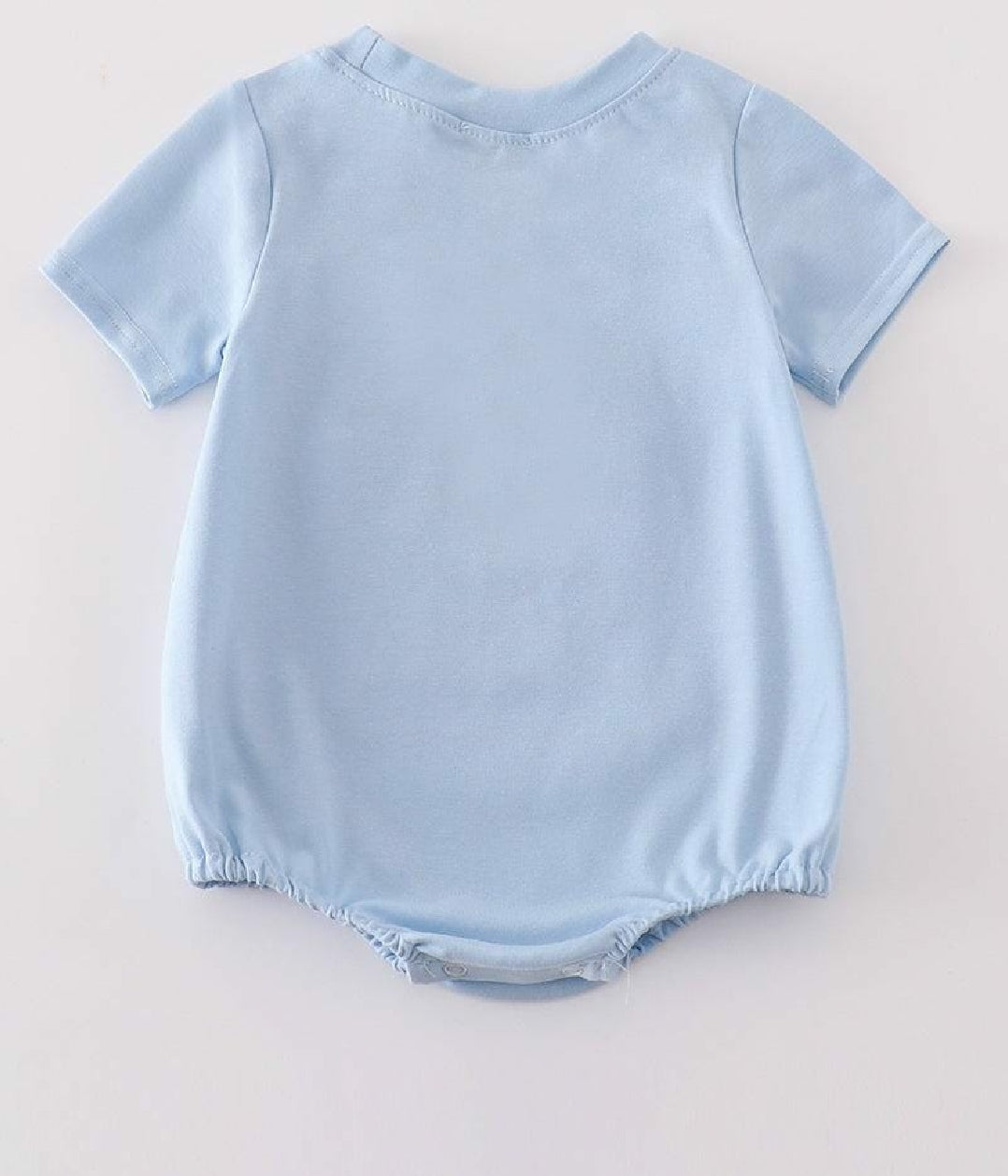 Boy's Boutique Blue Carousel Applique Boy Bubble Romper Sibling Matching Summer