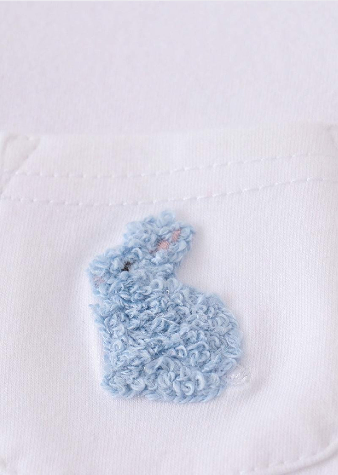 Boy's Boutique Premium White Green Easter Bunny Embroidered Two Piece Short Set Outfit Matching Sibling