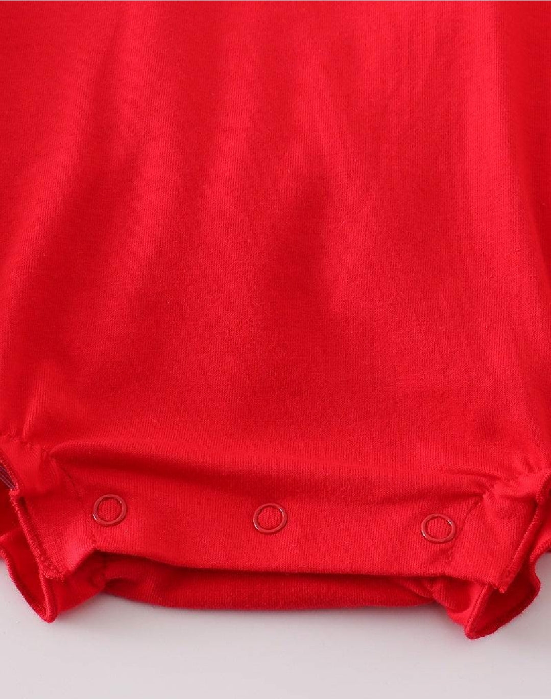 Girl's Boutique Premium Red Valentine Heart Applique Embroidery Embroidered Romper Matching Sibling