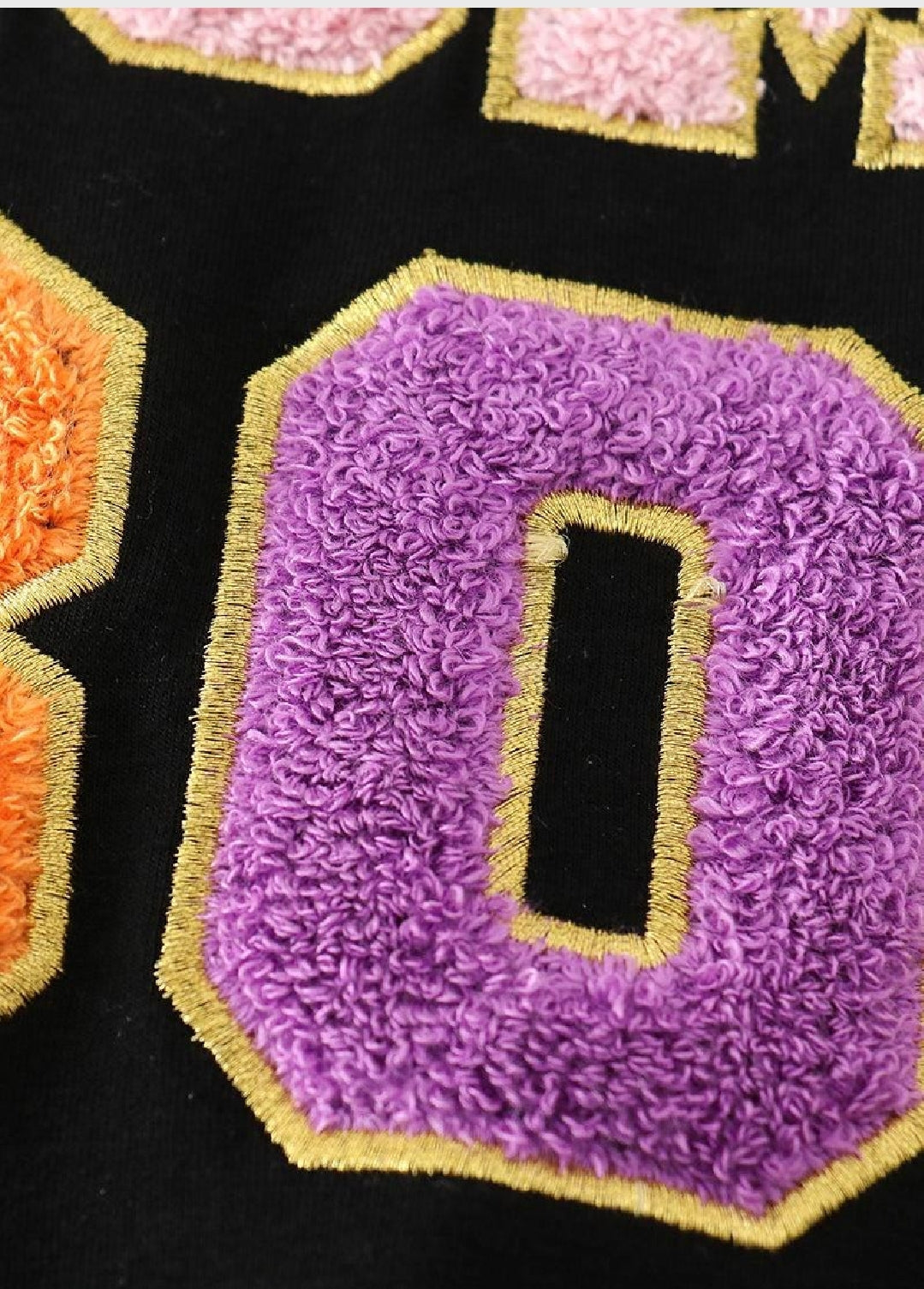 Women's Boutique Halloween Boo Chenille Patch Embroidered Embroidery Sweater Sibling And Parent Matching Mommy And Me
