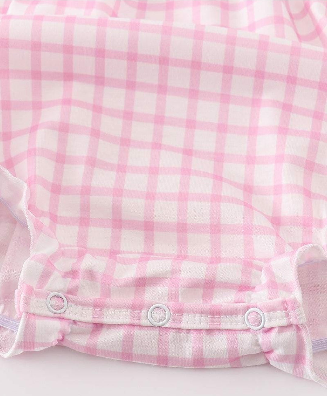 Girl's Boutique Pink Easter Cross Lamb Girl Embroidered Embroidery Romper Outfit Matching Sibling