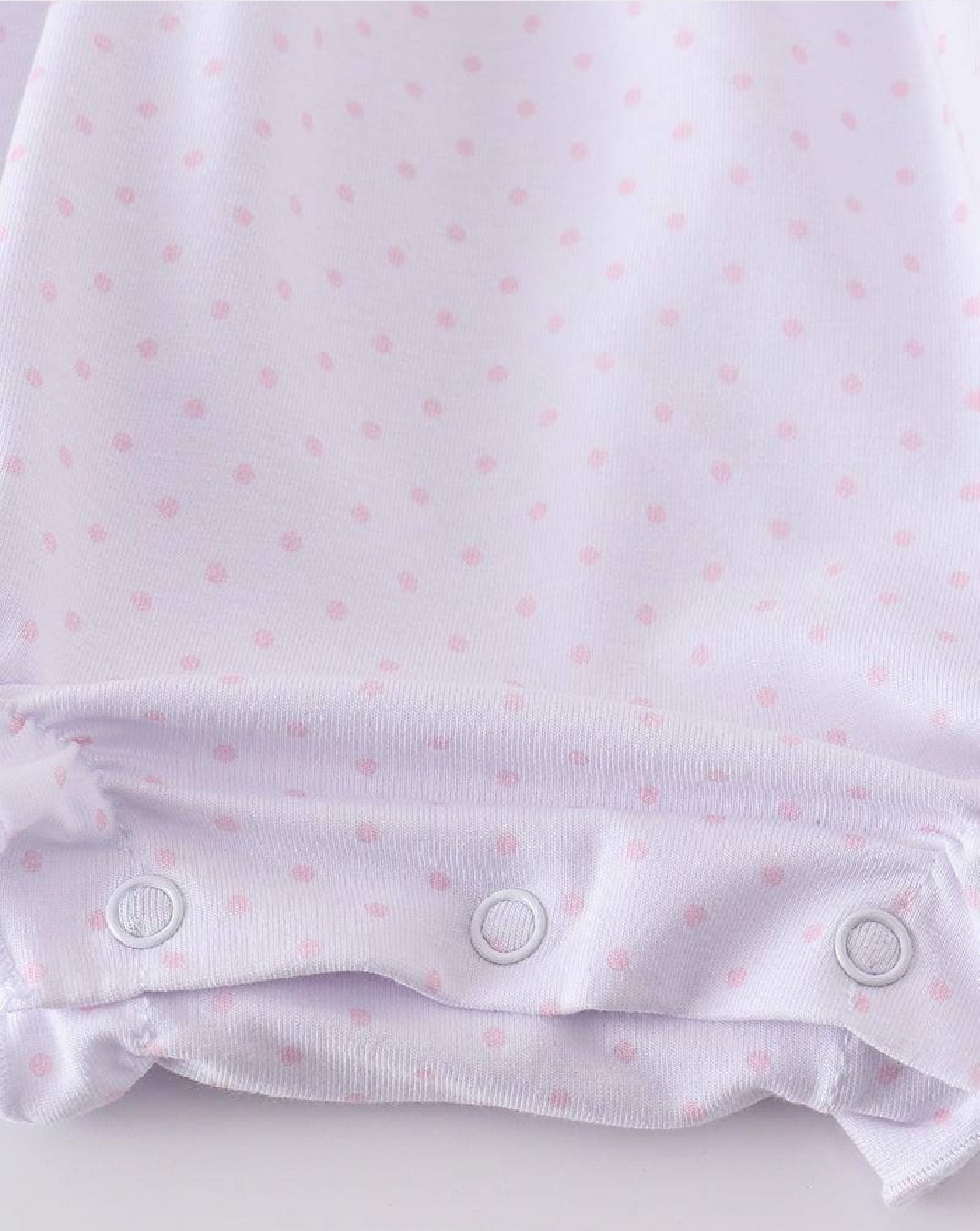 Girl's Boutique Premium Easter Dot Bunny Romper Sibling Matching Embroidered Embroidery