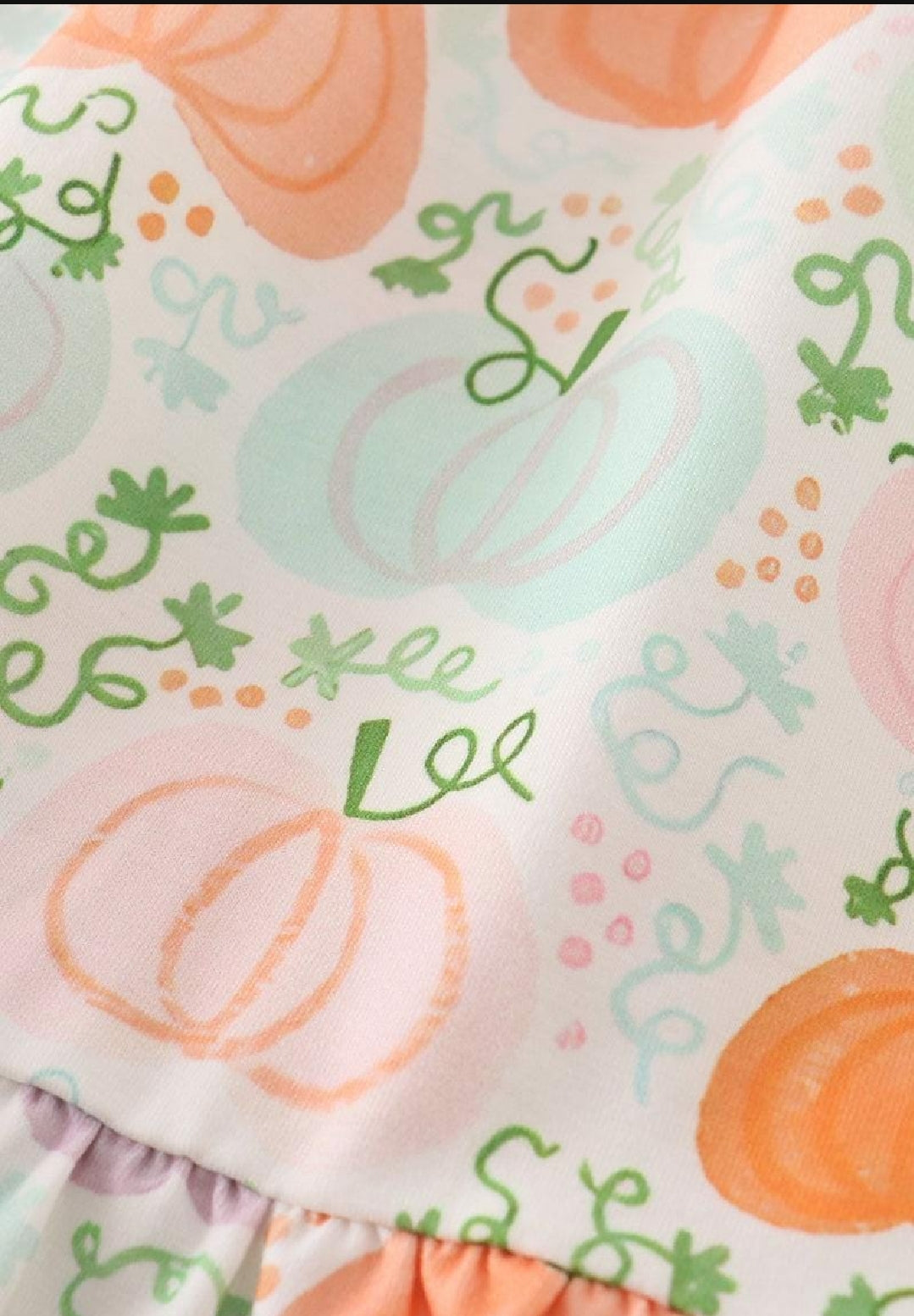 Girl's Boutique Cotton Pumpkin Blue Plaid Embroidered Ruffle Dress Matching Sibling