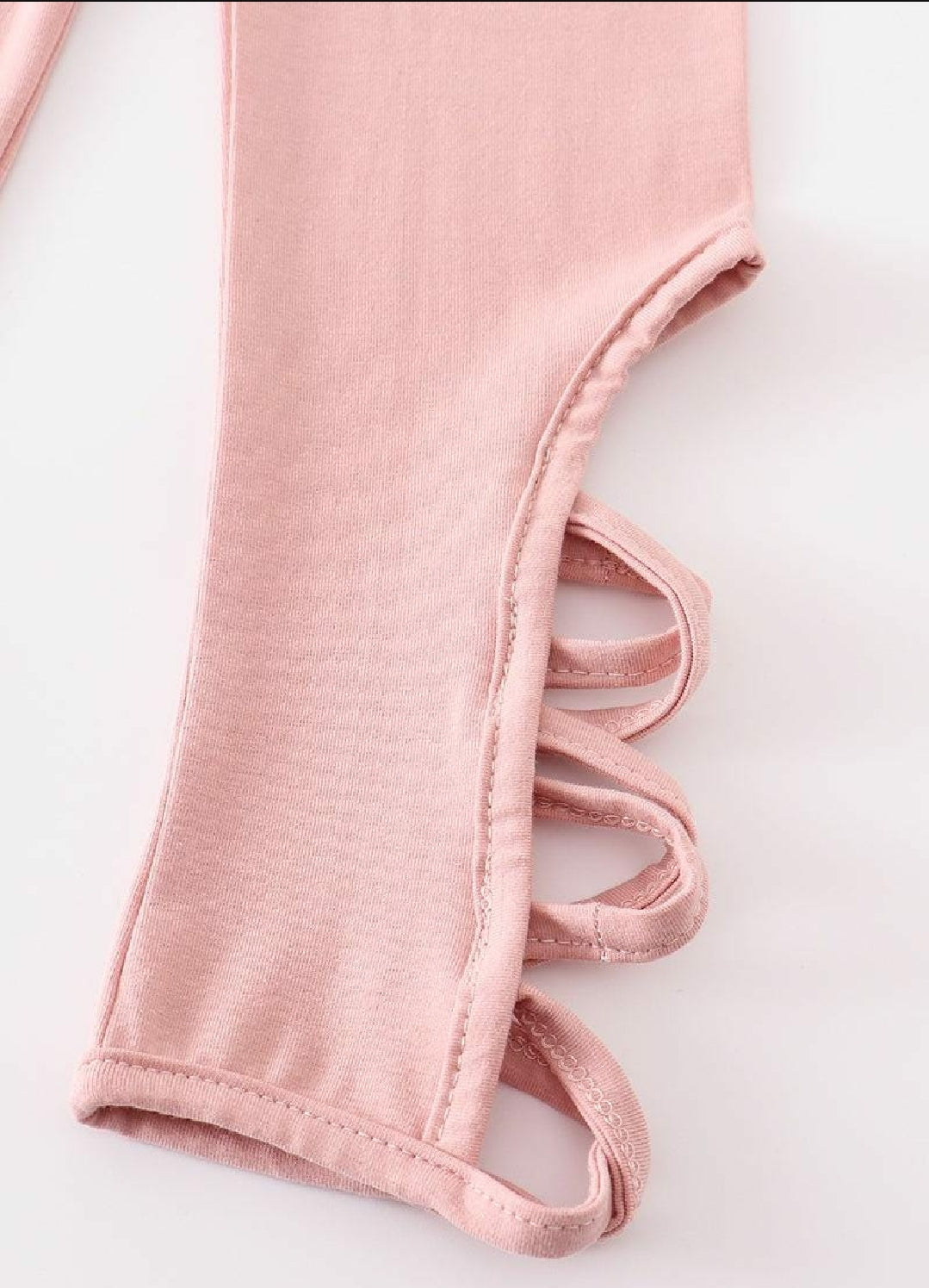 Girl's Boutique Pink Hollow Out Leggings Dance Sports