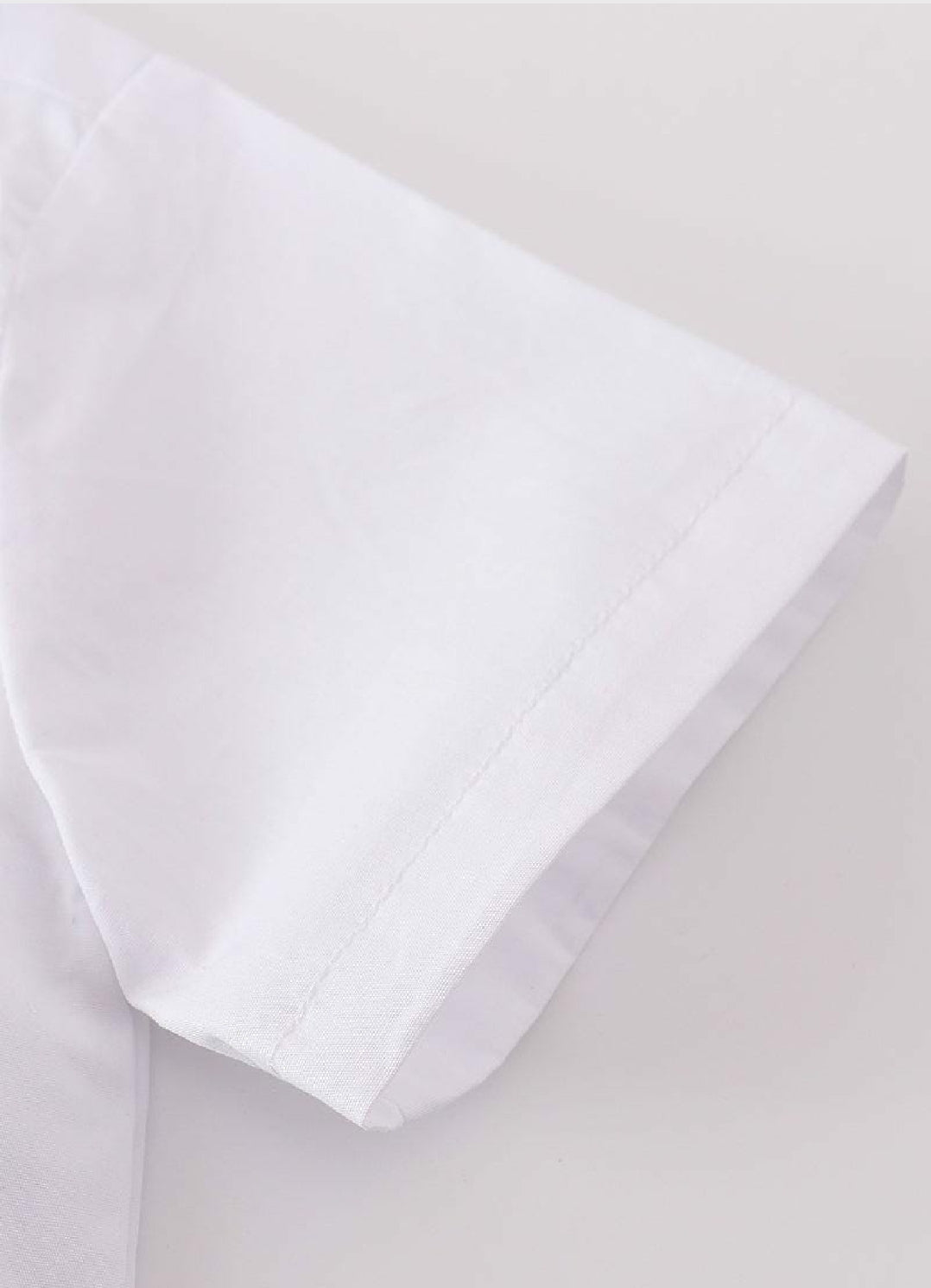 Boy's Boutique Premium White Easter Cross Embroidered Boy Top Button Down Collar Matching Sibling
