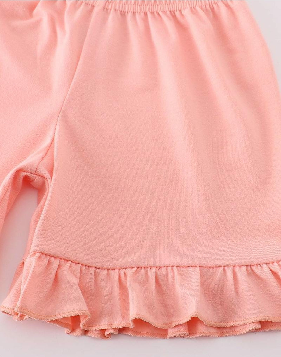 Girl's Boutique Purple Easter Bunny Smocked Embroidered Embroidery Two Piece Short Set Outfit Matching Sibling
