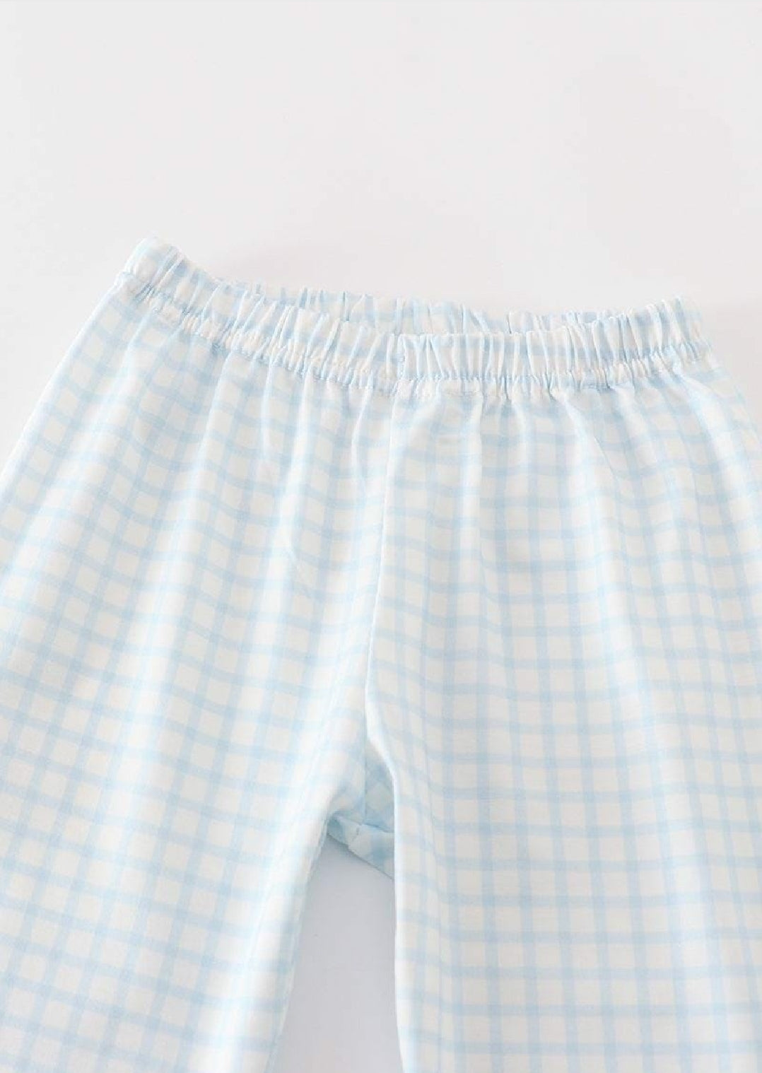 Boy's Boutique Blue Cow Farm Pant Set Outfit Embroidery Embroidered Matching Sibling