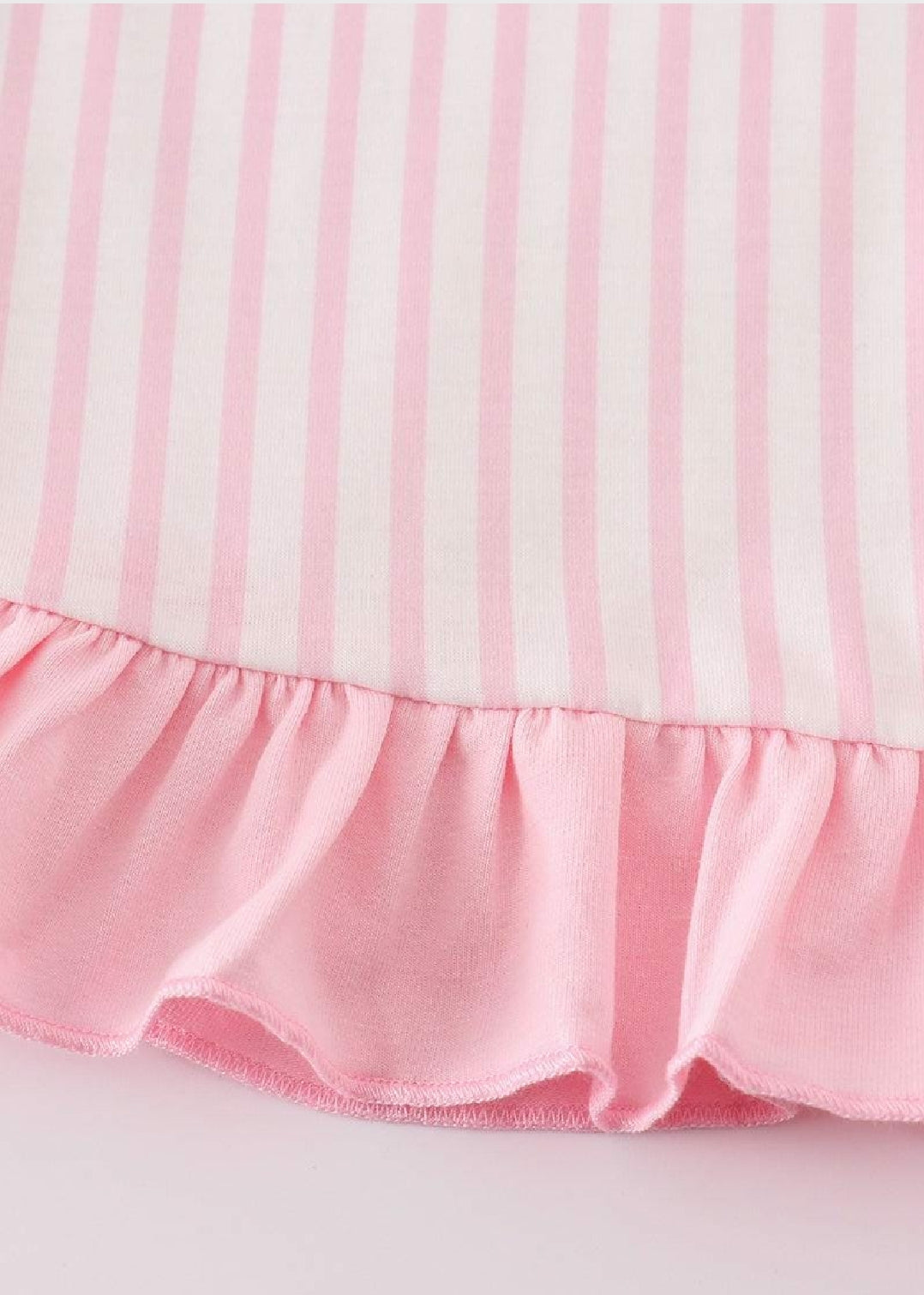 Girl's Boutique Easter Pink Chocolate Bunny Bunnies Applique Embroidered Embroidery Dress Matching Sibling