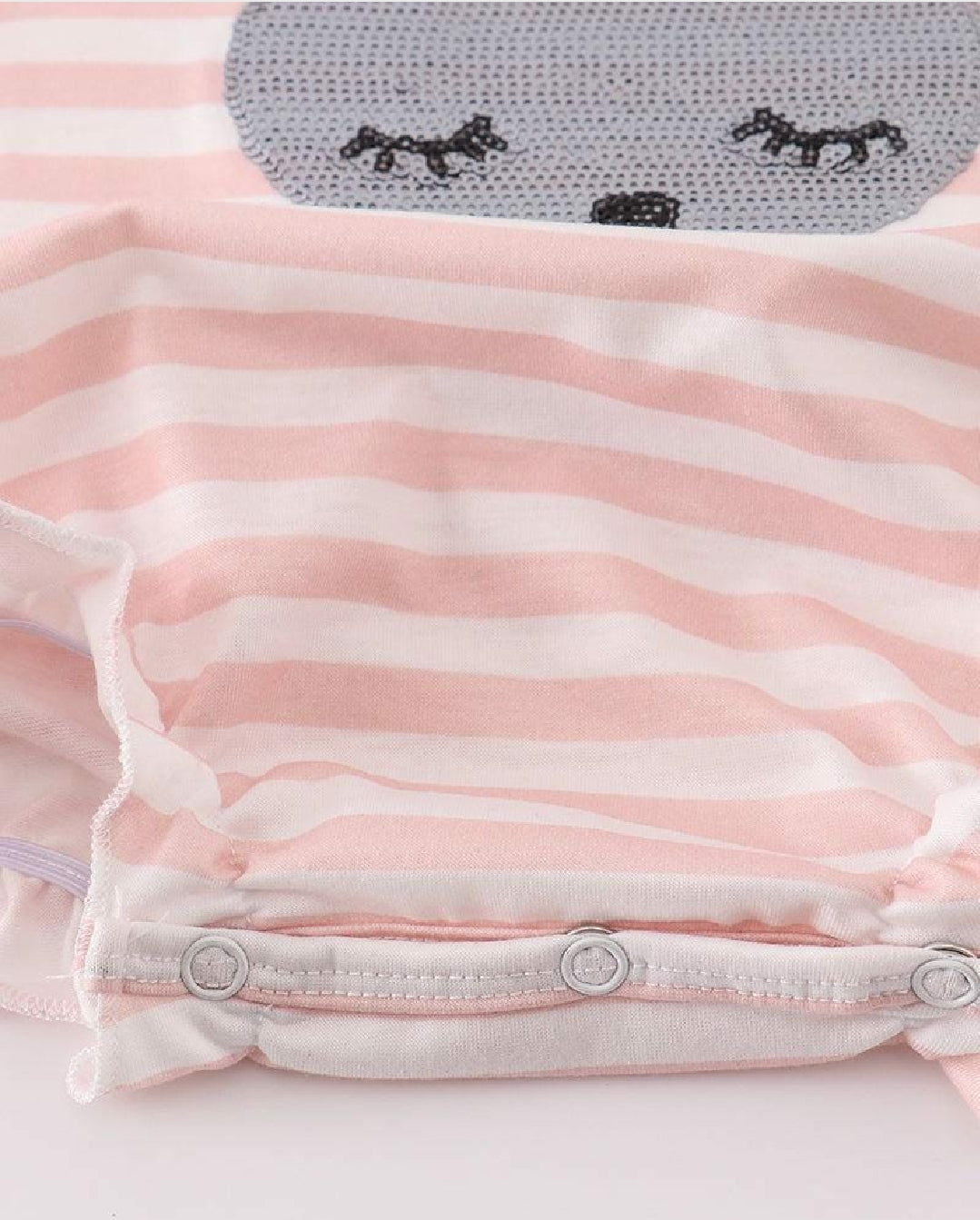 Girl's Boutique Pink Easter Bunny Sequin Girl Embroidered Embroidery Romper Outfit Matching Sibling