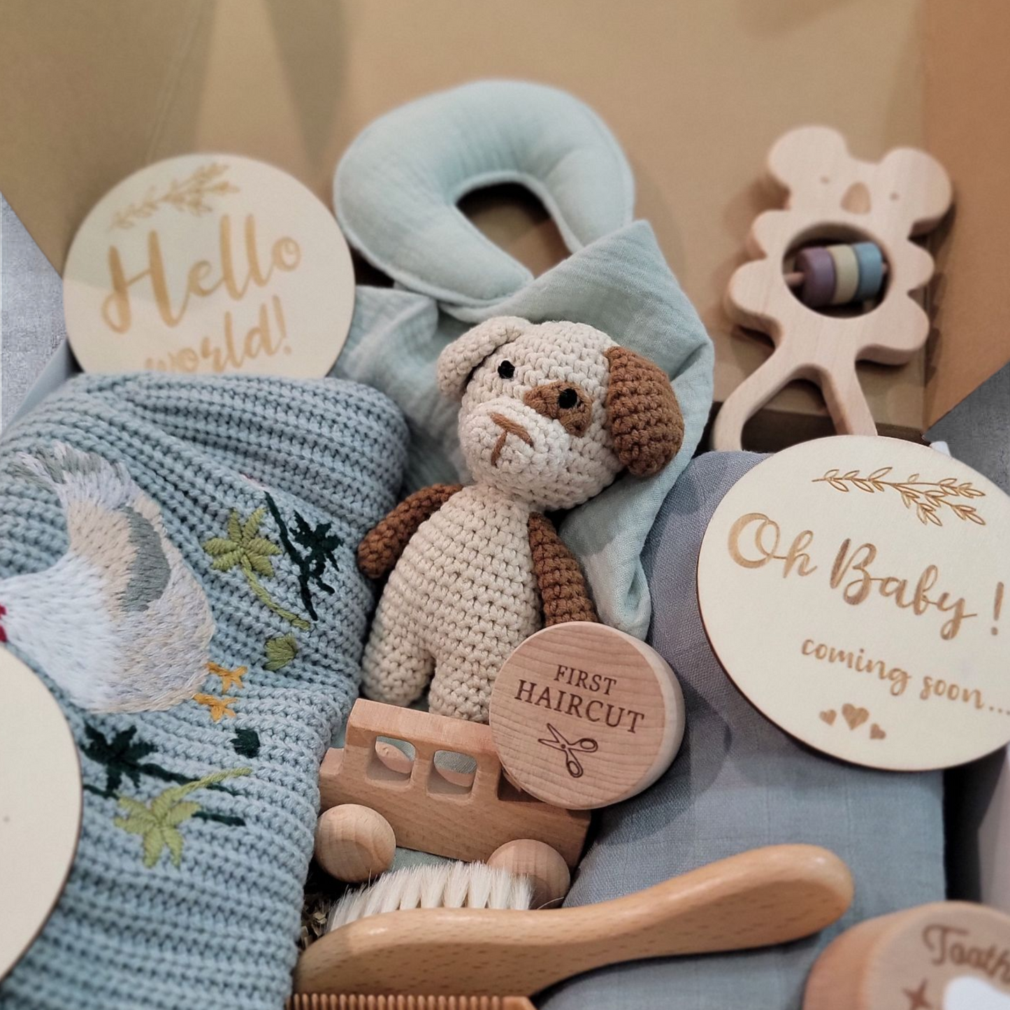 Baby Gift Box, Baby Shower Gift Box, Baby Gift Box Set, Baby Boy Present, Welcome Home Baby Gift Box