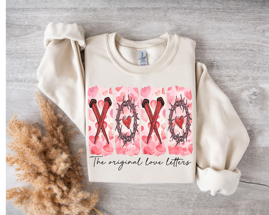 Valentines Christian T Shirt Custom The Original Love Letters XOXO Jesus