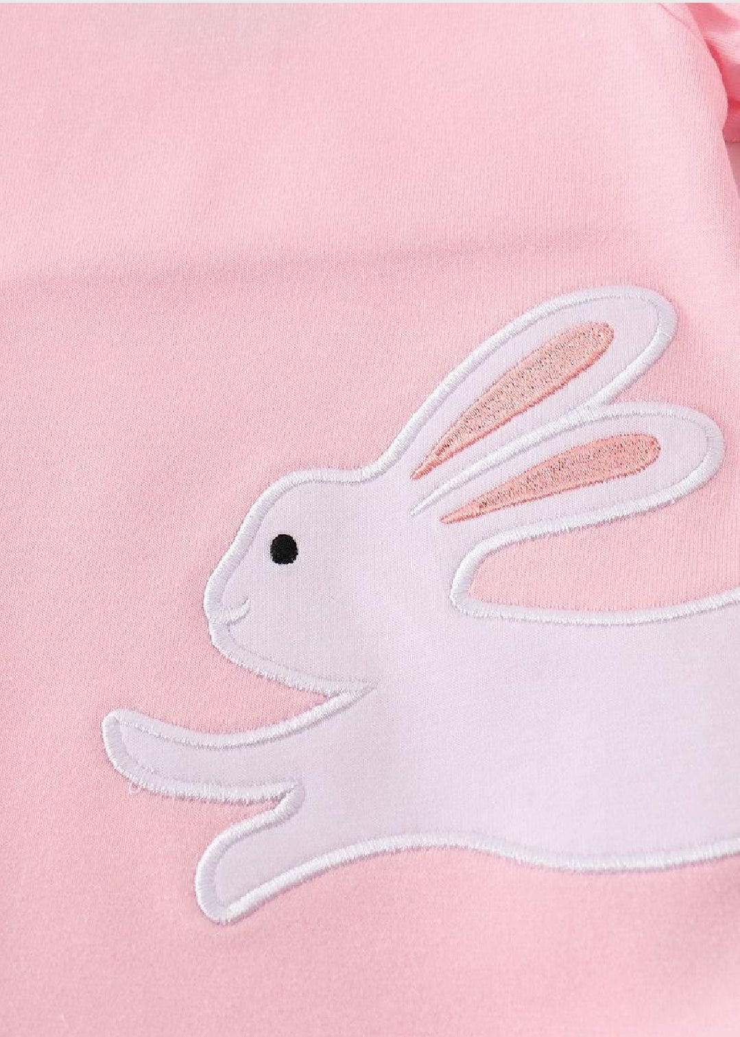 Girl's Boutique Pink Easter  Bunny Bubble Romper Matching Sibling