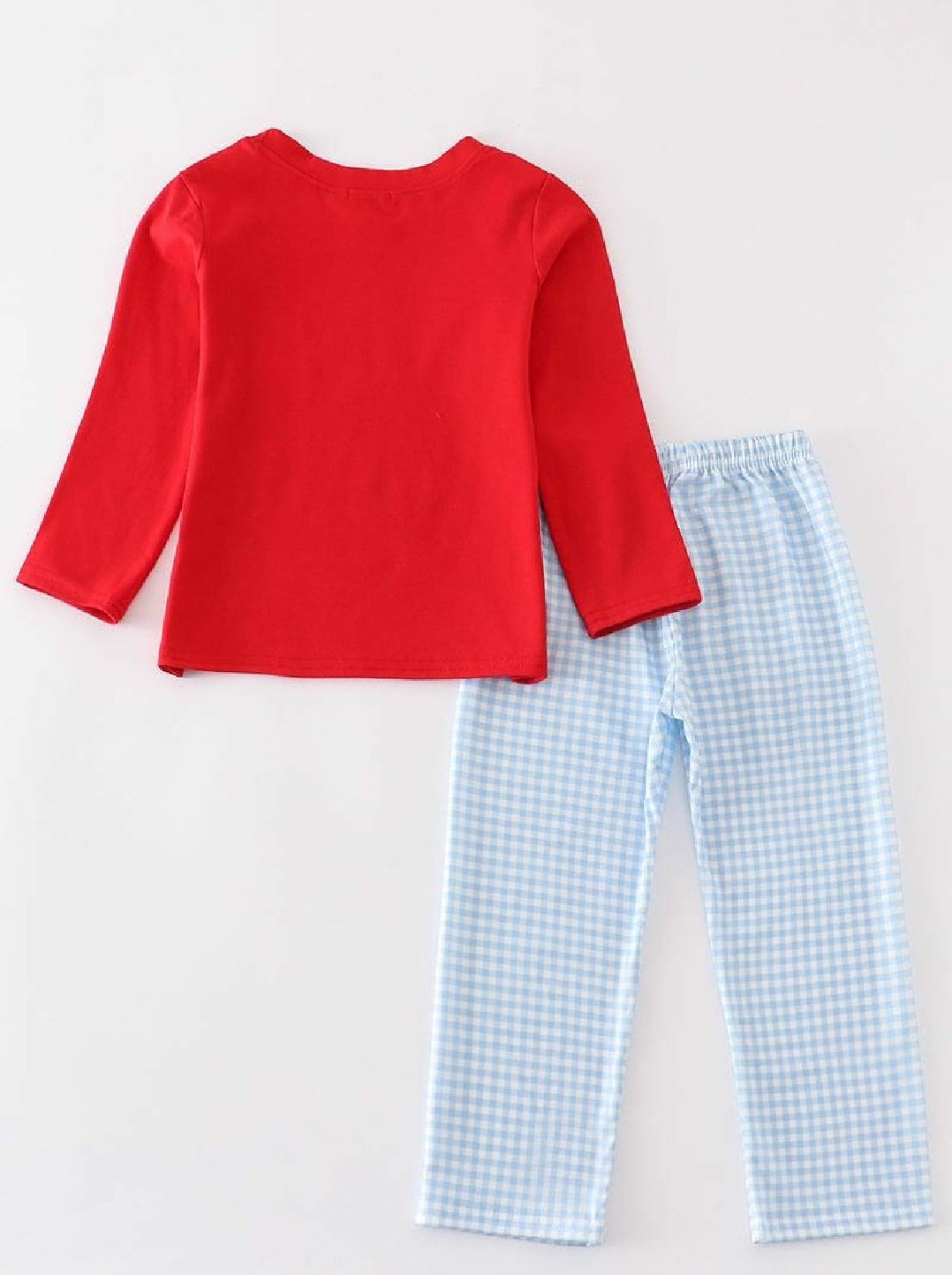 Boys Boutique Valentine's Day XOXO Embroidery Embroidered 2 Piece Pant Set Outfit Matching Sibling