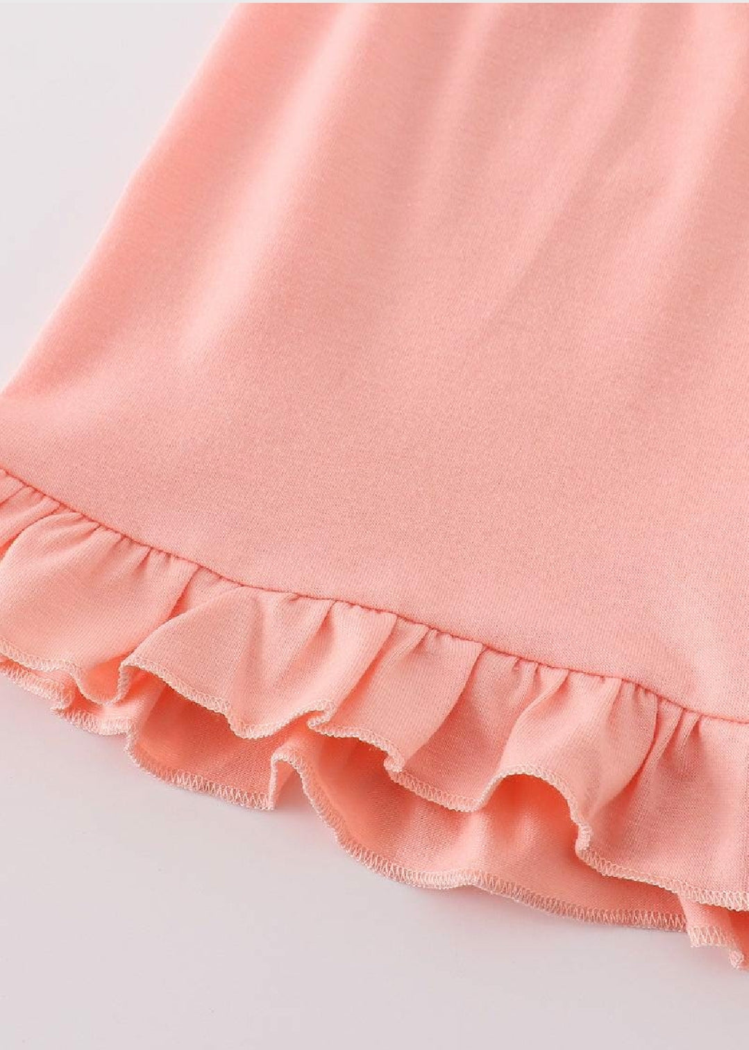 Girl's Boutique Pink Easter Bunny Sequin Girl Embroidered Embroidery Short Set Matching Sibling