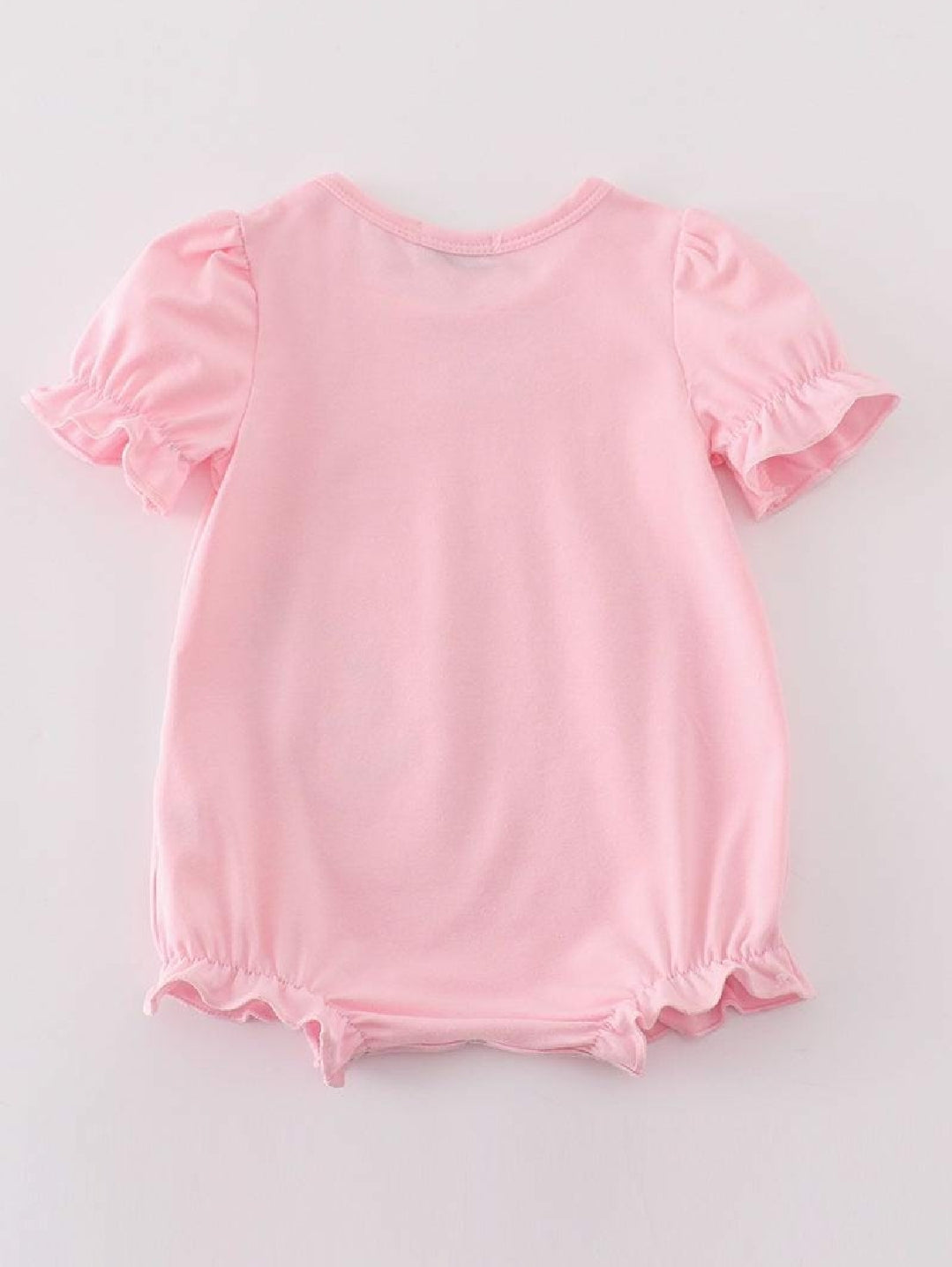 Girl's Boutique Pink Easter  Bunny Bubble Romper Matching Sibling